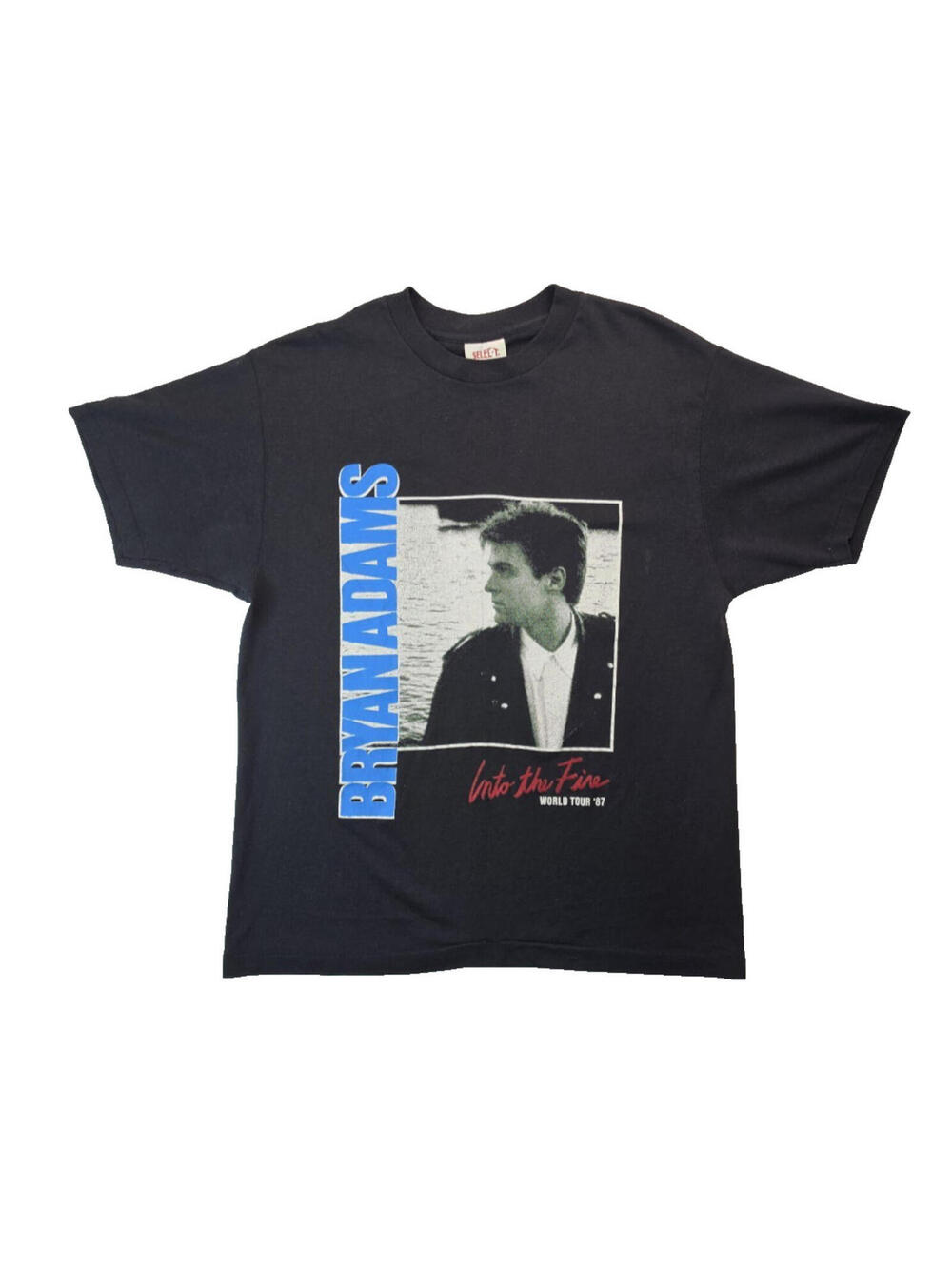 Bryan Adams Vintage 1987 Into The Fire Tour T Shirt Mens Size XL Tee Jays